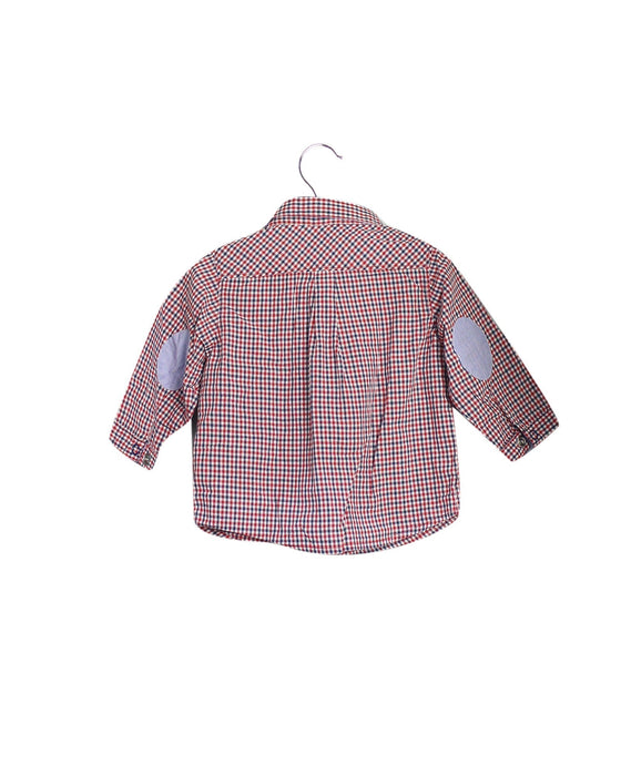 A Red Shirts from Petit Bateau in size 3-6M for boy. (Back View)