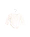 A Ivory Long Sleeve Bodysuits from Natures Purest in size 0-3M for girl. (Front View)
