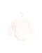 A Ivory Long Sleeve Bodysuits from Natures Purest in size 0-3M for girl. (Front View)