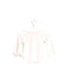 A Ivory Long Sleeve Bodysuits from Natures Purest in size 0-3M for girl. (Back View)