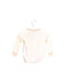 A Ivory Long Sleeve Bodysuits from Natures Purest in size 0-3M for girl. (Back View)