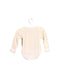 A Beige Long Sleeve Bodysuits from Natures Purest in size 0-3M for girl. (Back View)