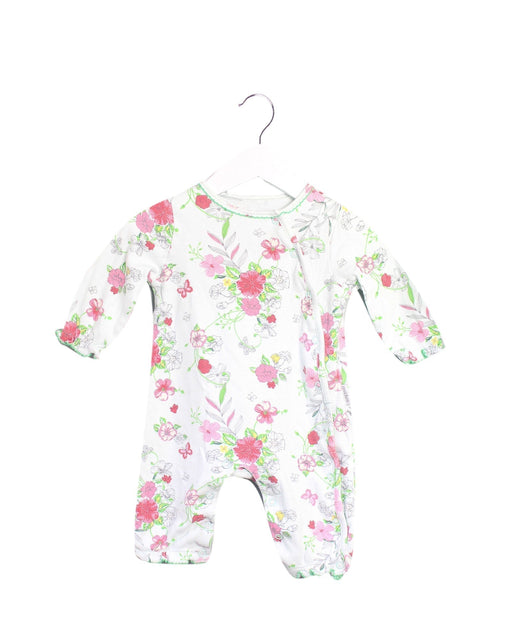 A Green Long Sleeve Jumpsuits from Mides in size 3-6M for girl. (Front View)