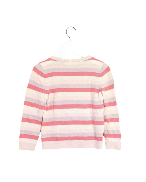 A Pink Knit Sweaters from Bonpoint in size 3T for girl. (Back View)
