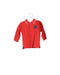 A Red Long Sleeve Polos from Boss in size 6-12M for boy. (Front View)