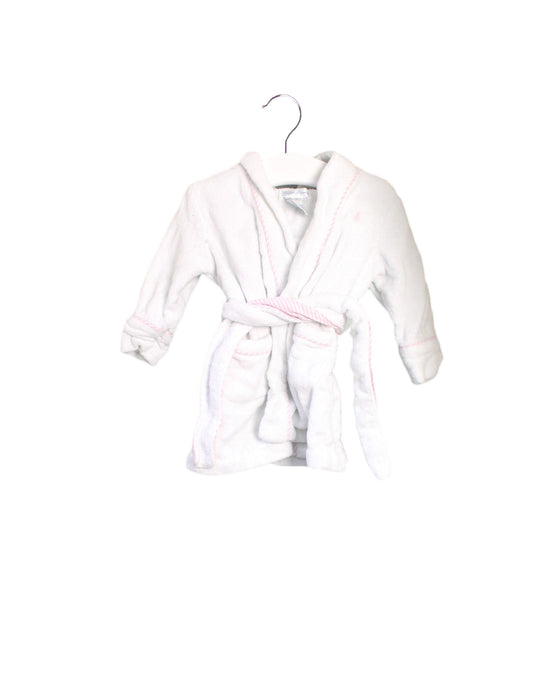A White Bathrobes from Ralph Lauren in size 3-6M for girl. (Front View)
