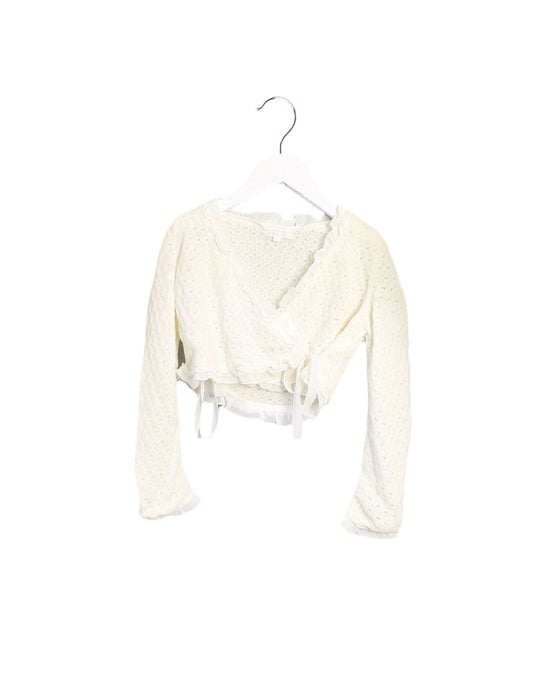 A Ivory Cardigans from Nicholas & Bears in size 6T for girl. (Front View)