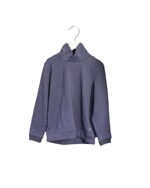 A Blue Sweatshirts from Aigle in size 8Y for girl. (Front View)