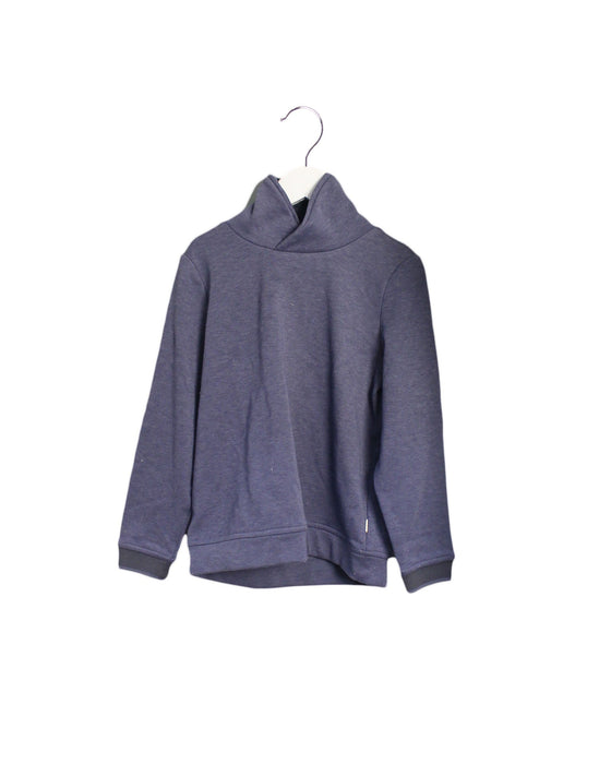 A Blue Sweatshirts from Aigle in size 8Y for girl. (Front View)