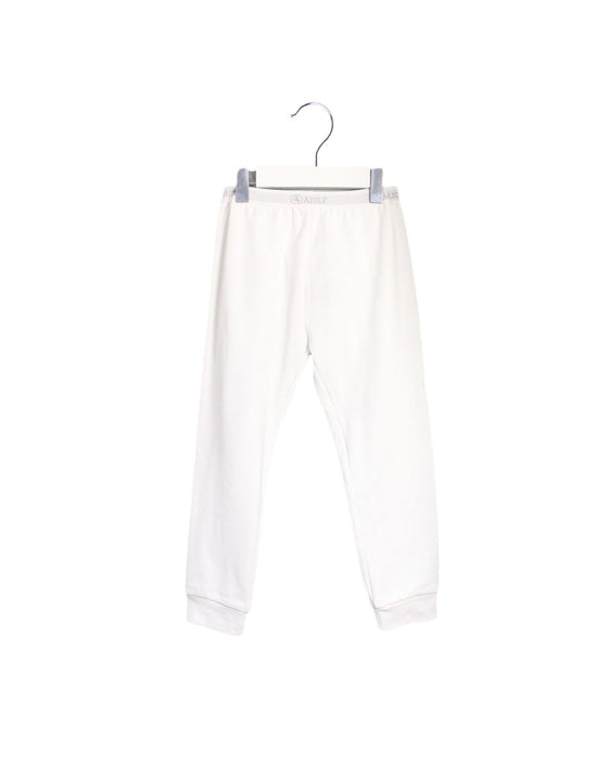 A White Sweatpants from Aigle in size 8Y for girl. (Front View)