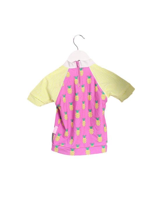 A Pink Rash Guards from Platypus in size 6-12M for girl. (Back View)
