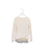 A Ivory Crewneck Sweatshirts from Crewcuts in size 6T for girl. (Front View)