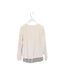 A Ivory Crewneck Sweatshirts from Crewcuts in size 6T for girl. (Back View)