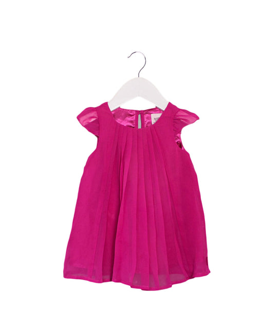 A Pink Short Sleeve Dresses from Baker by Ted Baker in size 0-3M for girl. (Front View)
