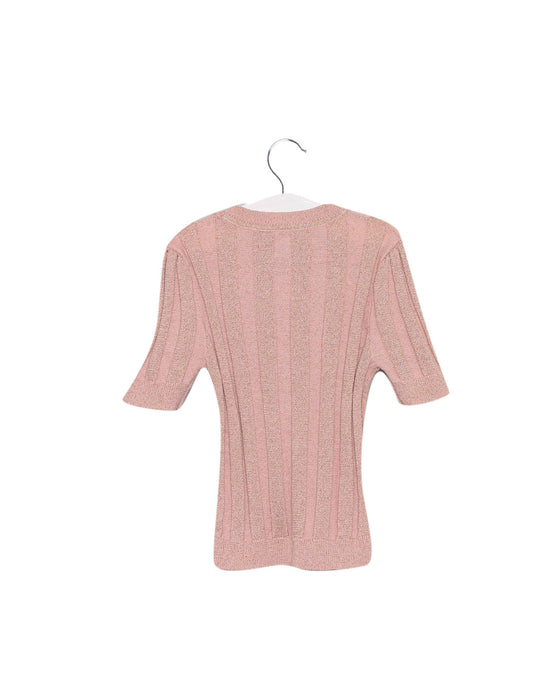 A Pink Knit Sweaters from Velveteen in size 6T for girl. (Back View)