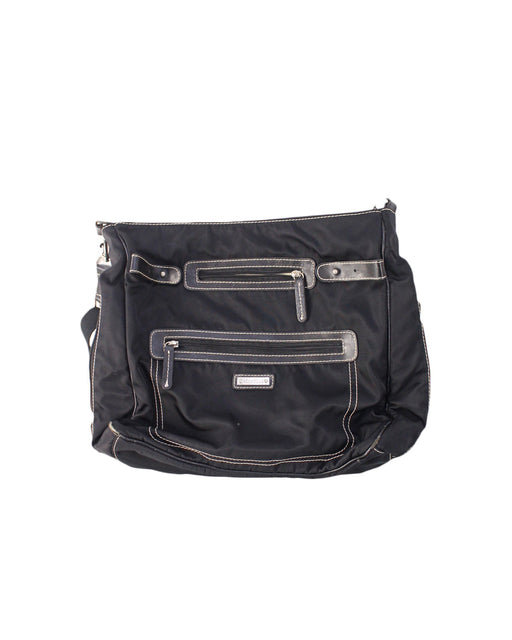 A Black Diaper Bags from Stork Sak in size O/S for neutral. (Front View)