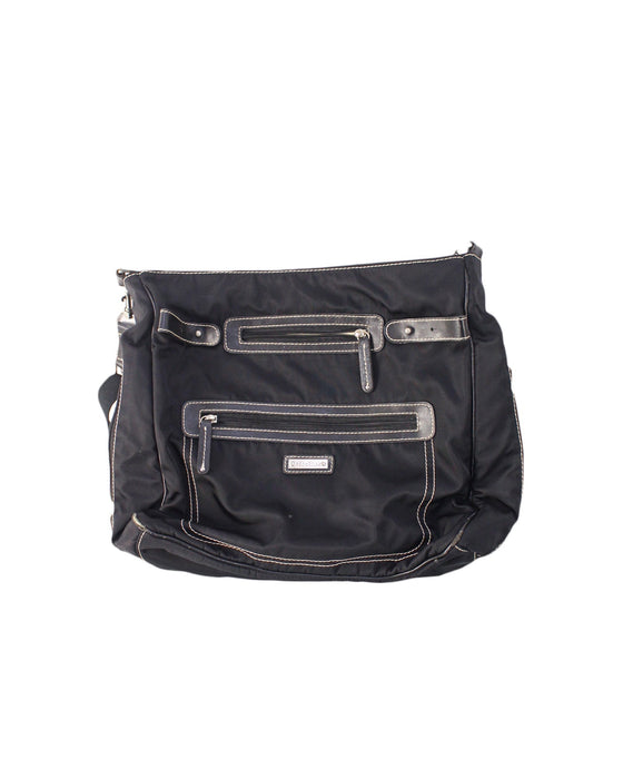 A Black Diaper Bags from Stork Sak in size O/S for neutral. (Front View)