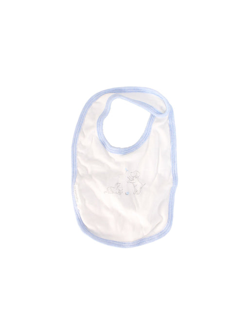 A White Bibs from Purebaby in size O/S for boy. (Front View)