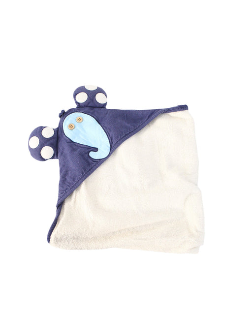 A Navy Swaddles from 3 Sprouts in size O/S for boy. (Front View)