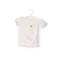A White Short Sleeve T Shirts from Seed in size 6-12M for girl. (Front View)