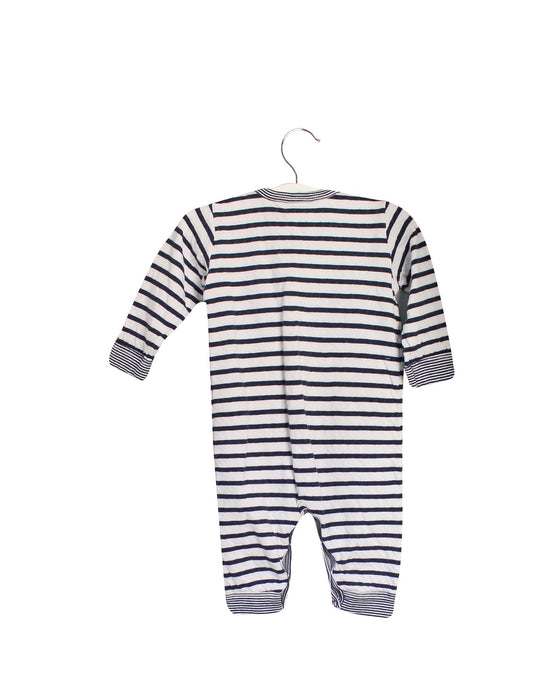 A White Long Sleeve Jumpsuits from Petit Bateau in size 3-6M for girl. (Back View)