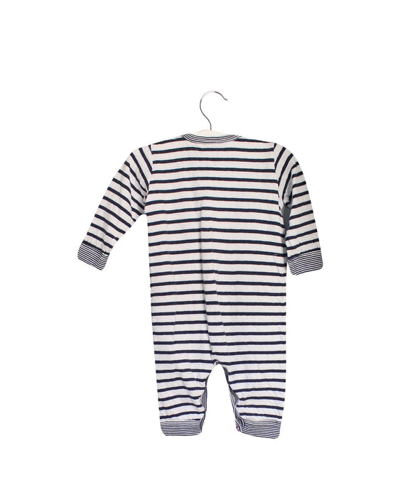 A White Long Sleeve Jumpsuits from Petit Bateau in size 3-6M for girl. (Back View)