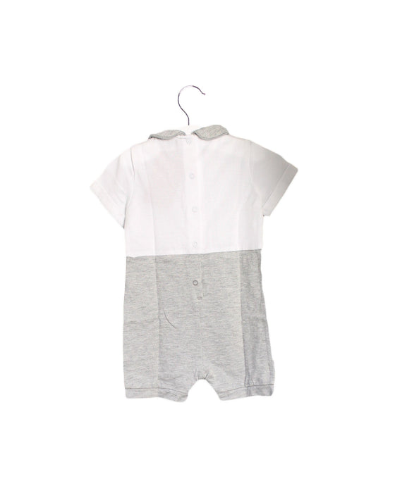 A Grey Short Sleeve Rompers from Nicholas & Bears in size 6-12M for boy. (Back View)