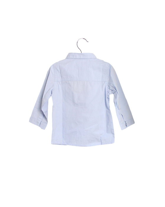 A Blue Shirts from Vertbaudet in size 6-12M for boy. (Back View)