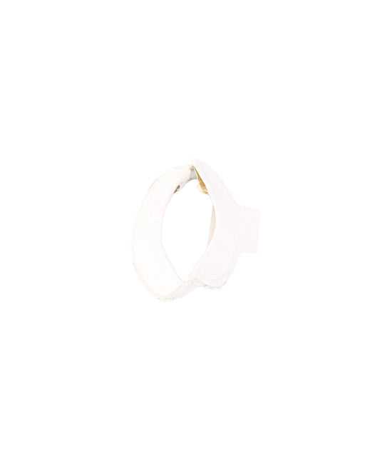 A White Collars from Les Enfantines in size 3-6M for girl. (Front View)