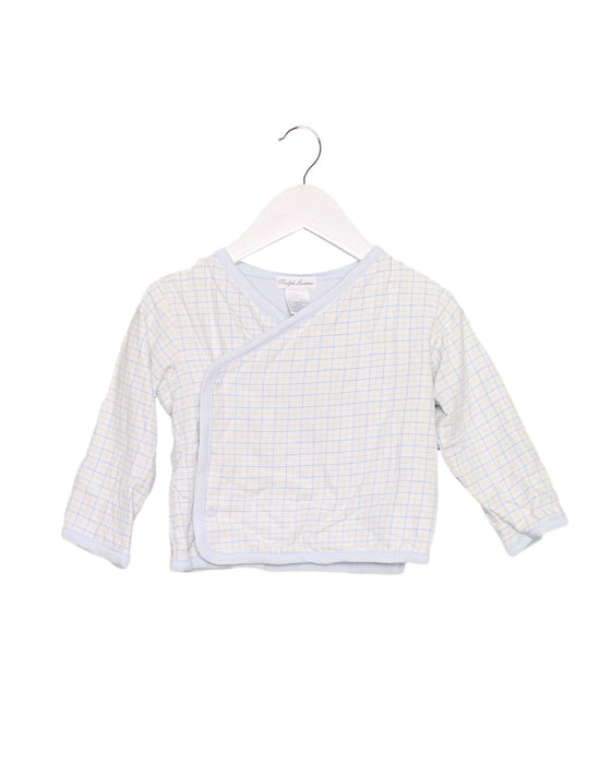 A White Lightweight Jackets from Ralph Lauren in size 6-12M for boy. (Front View)
