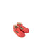 A Red Flats from Jacadi in size 12-18M for girl. (Front View)