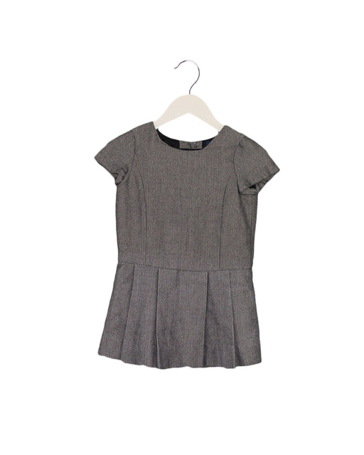 A Grey Short Sleeve Dresses from Polo Ralph Lauren in size 3T for girl. (Front View)
