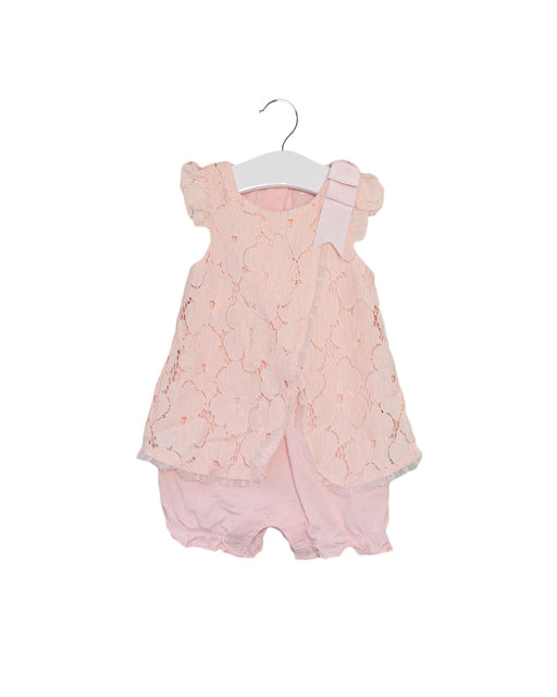 A Pink Rompers from Nicholas & Bears in size 6-12M for girl. (Front View)