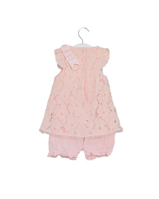 A Pink Rompers from Nicholas & Bears in size 6-12M for girl. (Back View)