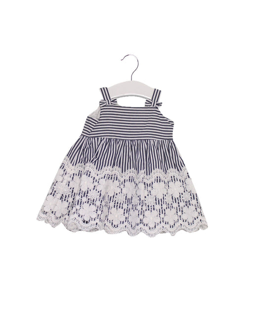 A Navy Sleeveless Dresses from Nicholas & Bears in size 3-6M for girl. (Front View)