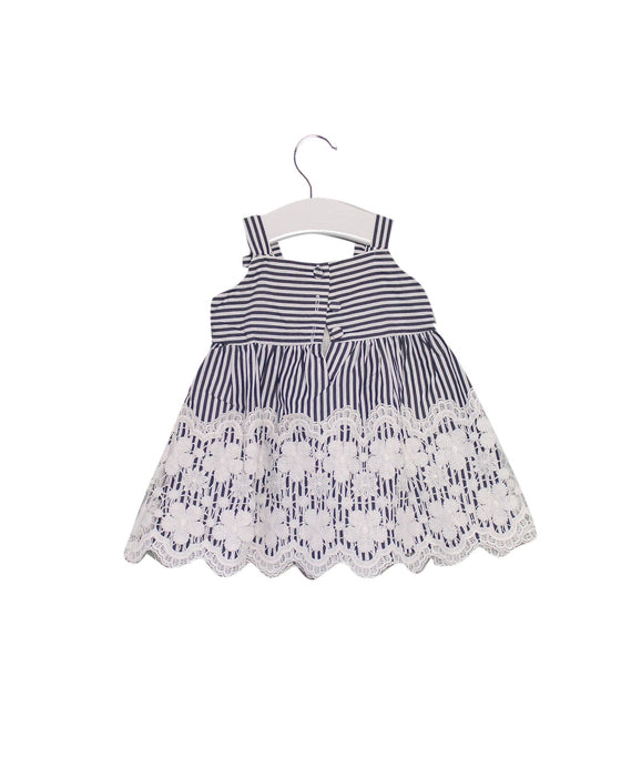 A Navy Sleeveless Dresses from Nicholas & Bears in size 3-6M for girl. (Back View)