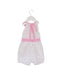 A White Sleeveless Rompers from Nicholas & Bears in size 3-6M for girl. (Back View)