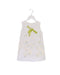 A White Sleeveless Dresses from I Pinco Pallino in size 2T for girl. (Front View)