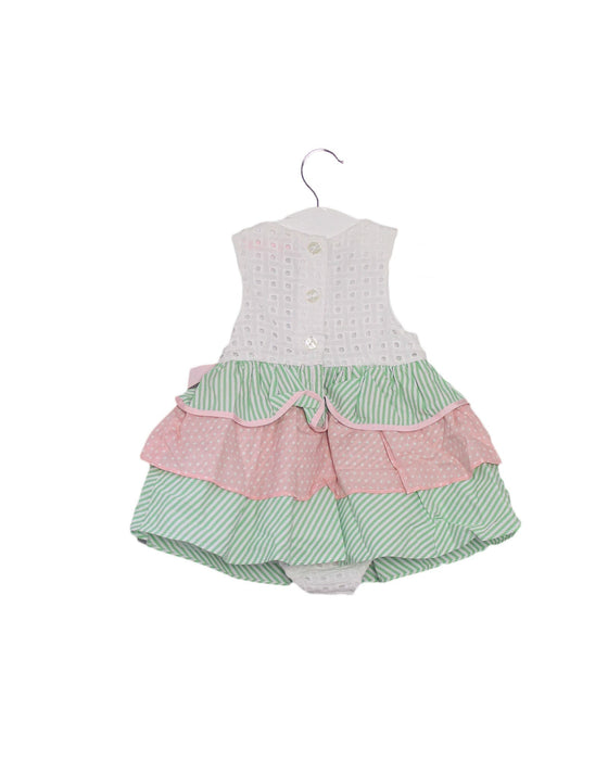 A Green Sleeveless Bodysuits from Nicholas & Bears in size 0-3M for girl. (Back View)