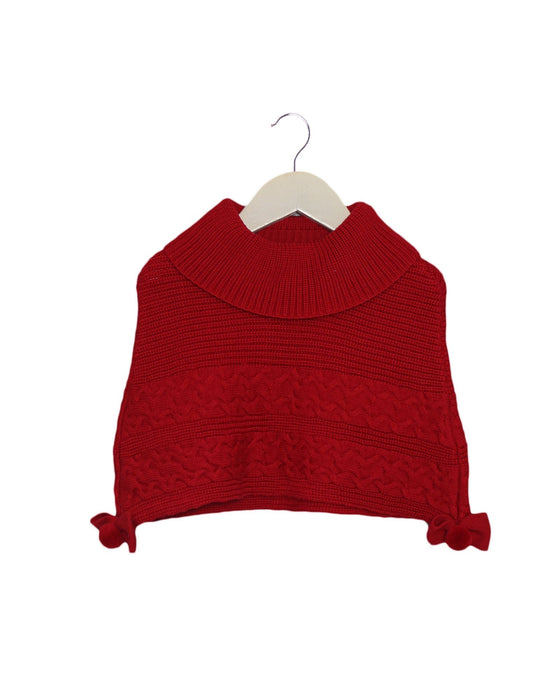 A Red Capes & Ponchos from Nicholas & Bears in size 3T for girl. (Front View)
