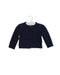 A Navy Cardigans from Burberry in size 3-6M for girl. (Front View)