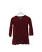 A Red Long Sleeve Dresses from Ralph Lauren in size 2T for girl. (Back View)