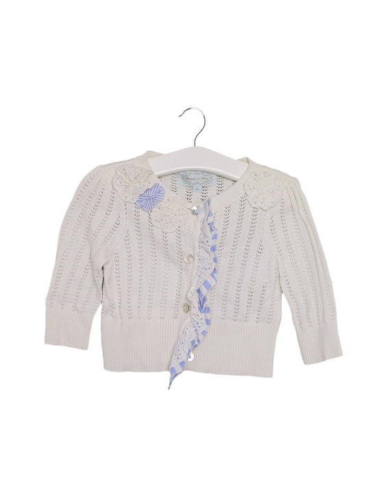 A Ivory Cardigans from Nicholas & Bears in size 2T for girl. (Front View)