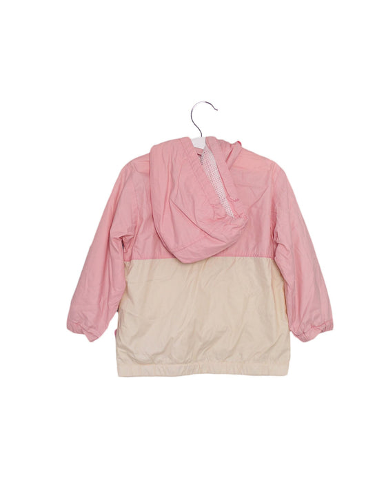 A Pink Lightweight Jackets from Miki House in size 12-18M for girl. (Back View)