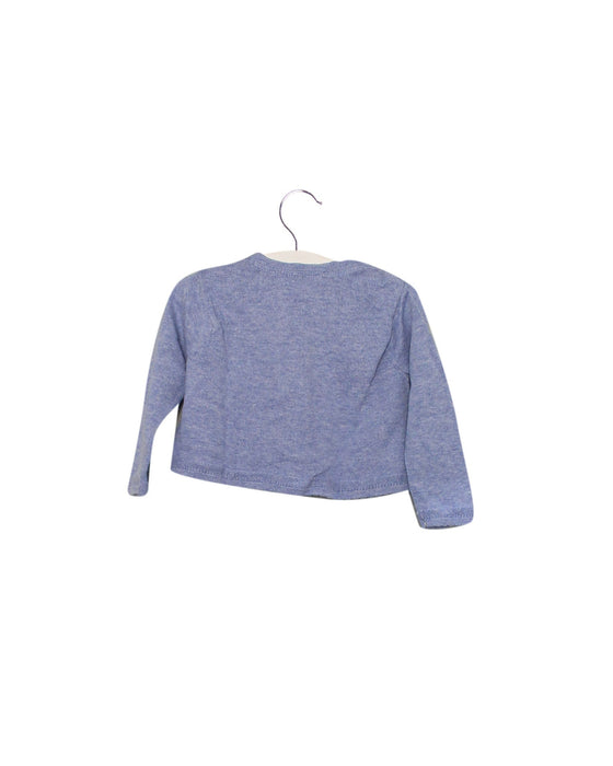 A Blue Cardigans from Purebaby in size 12-18M for girl. (Back View)