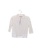 A White Long Sleeve Polos from Cyrillus in size 6-12M for boy. (Front View)
