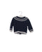 A Navy Knit Sweaters from Cyrillus in size 6-12M for neutral. (Front View)