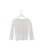 A White Long Sleeve Tops from Petit Bateau in size 4T for girl. (Back View)