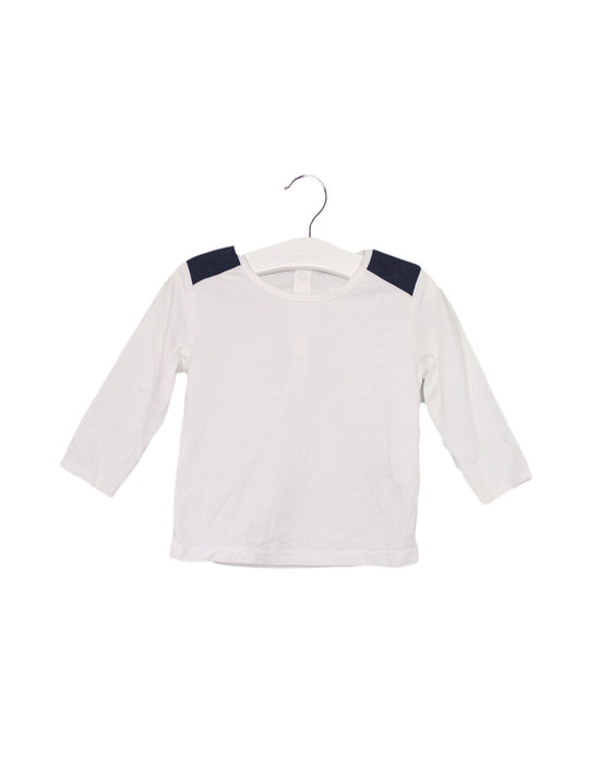 A White Long Sleeve Tops from Carrément Beau in size 3-6M for boy. (Front View)