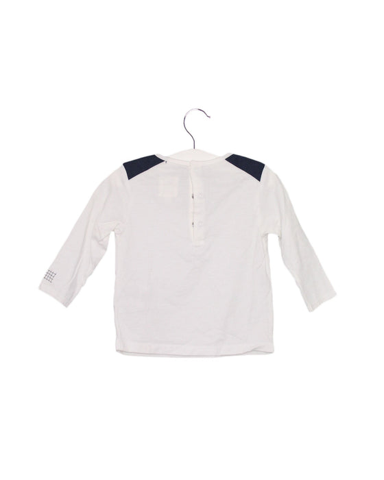 A White Long Sleeve Tops from Carrément Beau in size 3-6M for boy. (Back View)